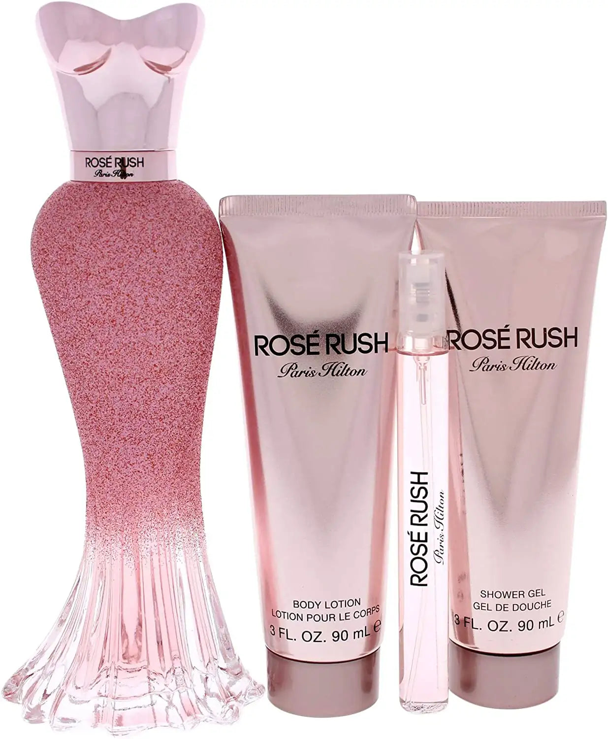 PARIS HILTON ROSE RUSH (W) SET EDP 100ML + EDP 10ML + BL 90ML + SG 90ML