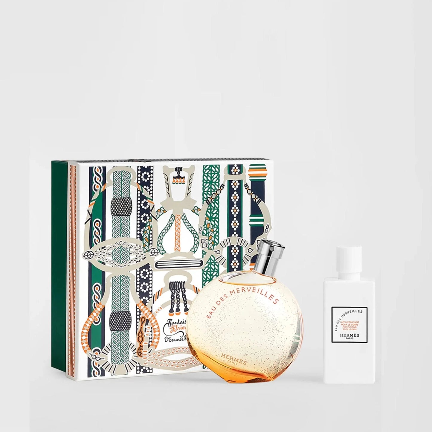 HERMES EAU DES MERVEILLES (W) SET EDT 100ML + BL 80ML