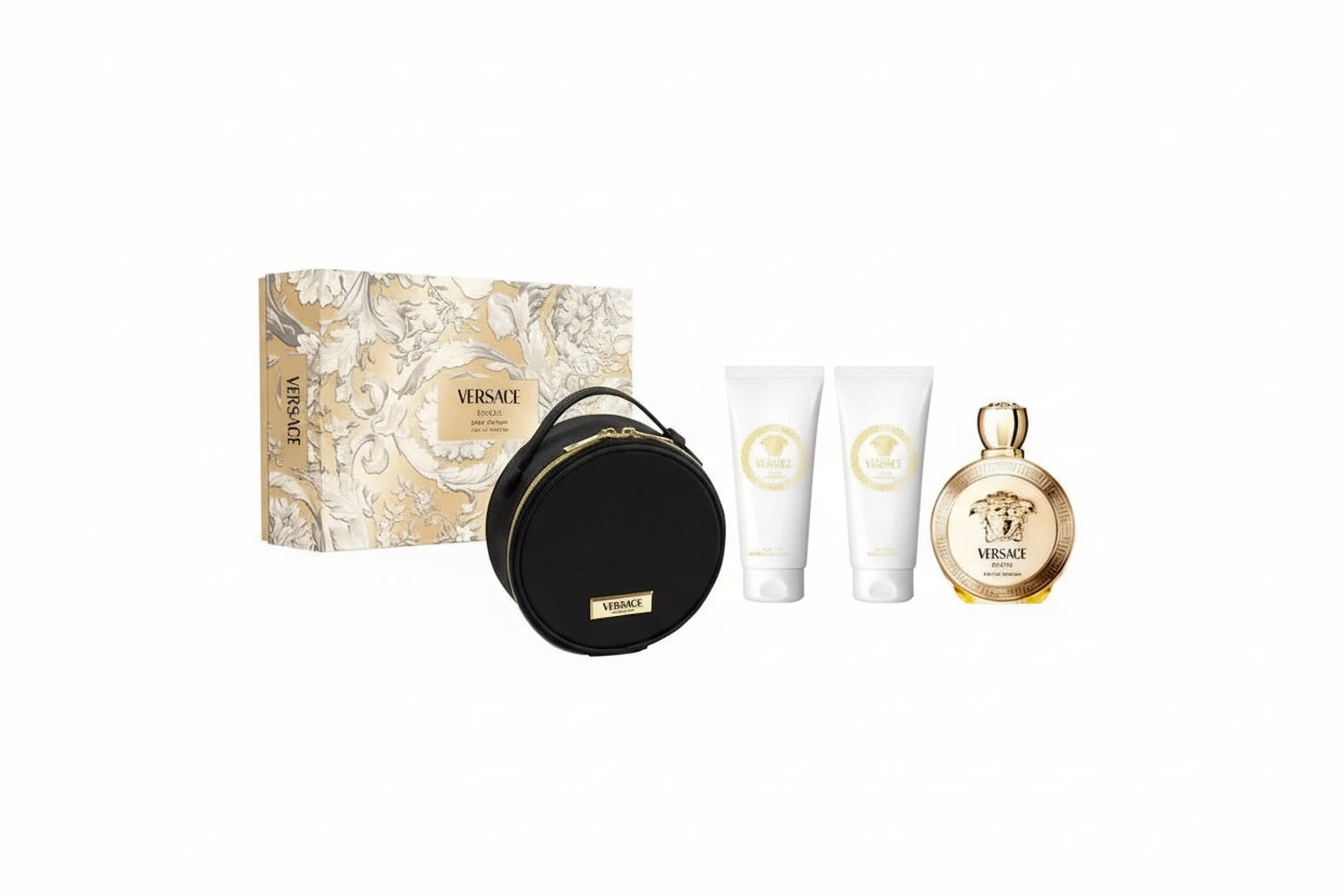 VERSACE EROS POUR FEMME EDP 100ML+ BL BAG SET