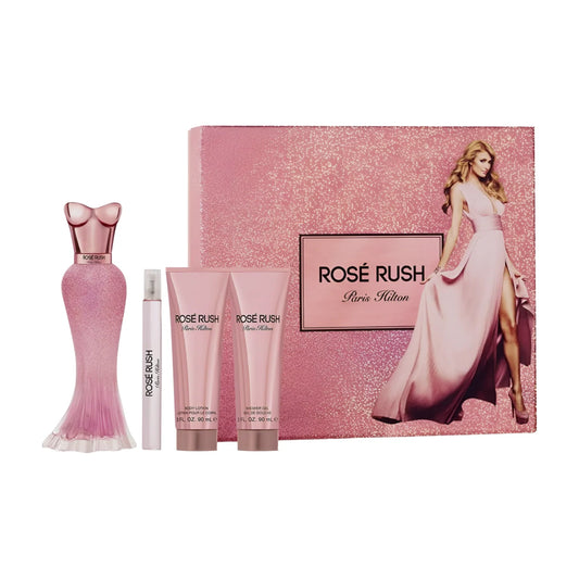 PARIS HILTON ROSE RUSH (W) SET EDP 100ML + EDP 10ML + BL 90ML + SG 90ML