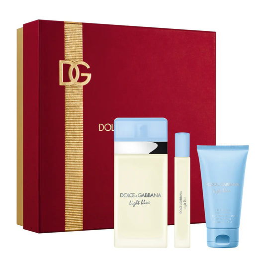 D&G LIGHT BLUE (W) SET EDT 100ML+EDT 10ML+ BC 50ML