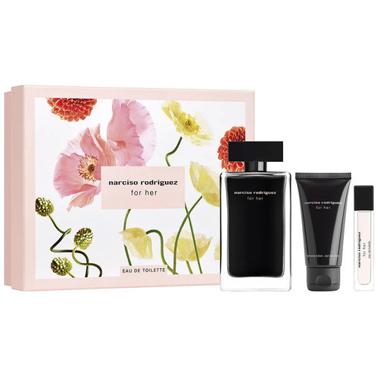 NARCISO RODRIGUEZ FOR HER (W) SET EDT 100ML + EDT 10ML SPRAY + BL 50ML