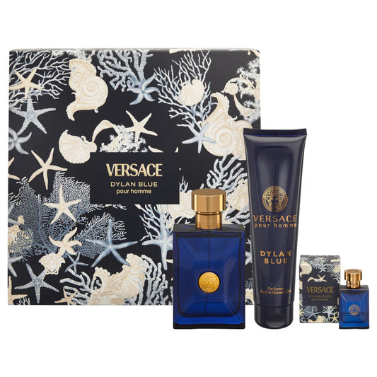 VERSACE DYLAN BLUE POUR HOMME 100ML+BL SET