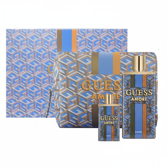 GUESS AMORE CAPRI (U) SET EDT 100ML +EDT 7.5 ML +POUCH